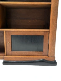 1920s Art Deco Open Bookcase by Paul Bromberg for H. Pander